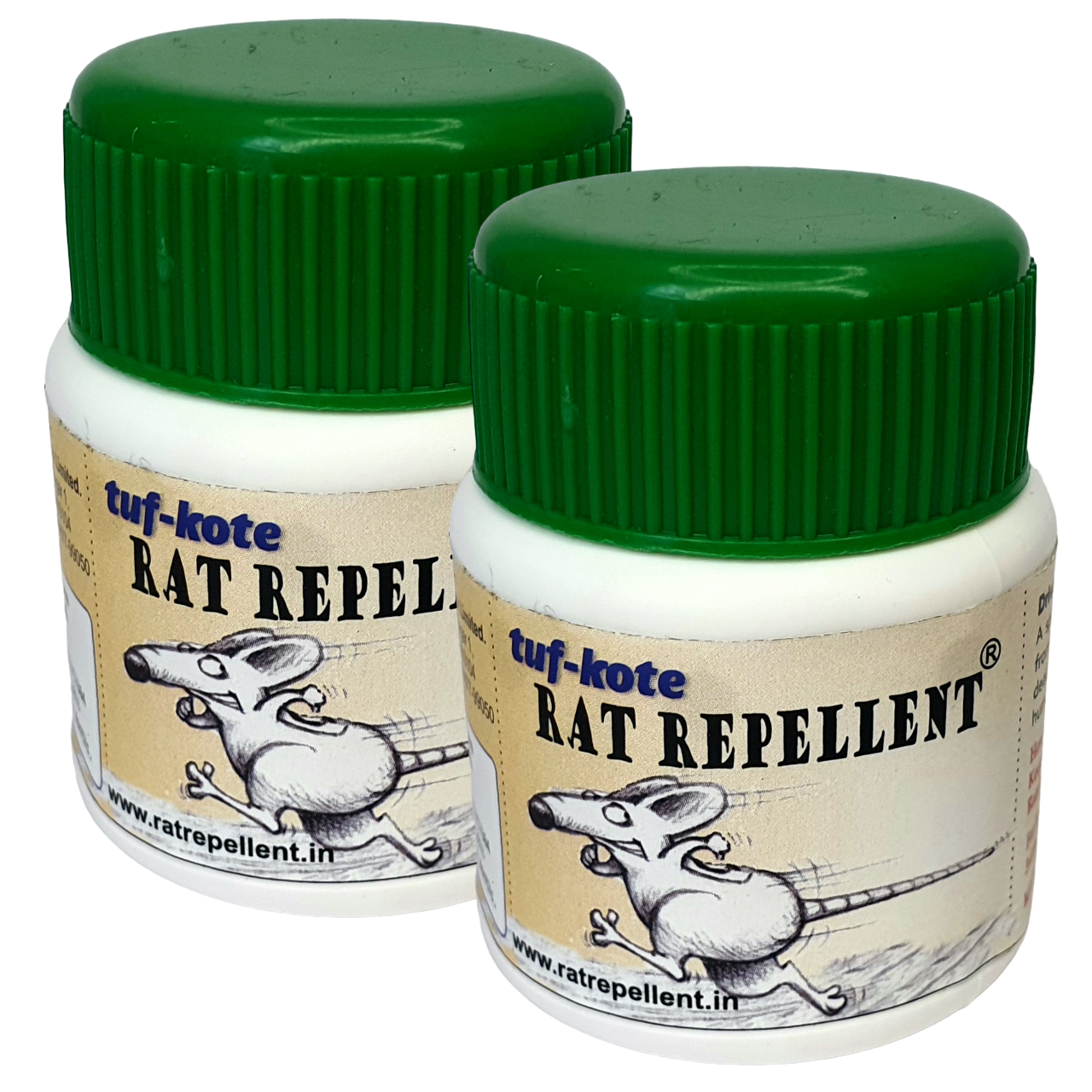 tuf-kote® Herbal Rat Repellent, Non-Poisonous, Lasts for upto 90 days, Drive Away Rats Without Killing Them - 20gms