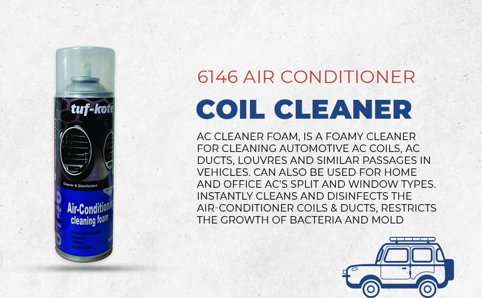 tuf-kote® 6146 Air Conditioner Coil Cleaner and Disinfectant Foam Spray