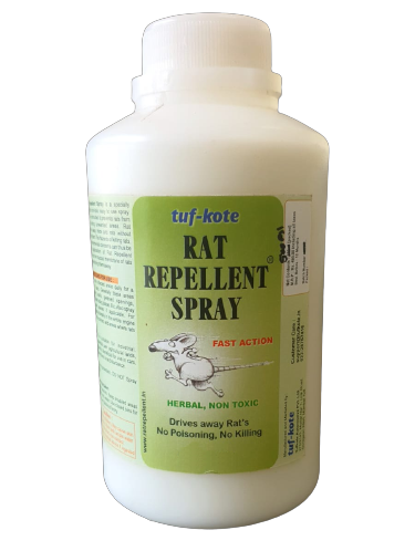 tuf-kote® Herbal Rat Repellent Spray for Car, Home, Godowns, Non-Toxic Non-Poisonous, Fast Action