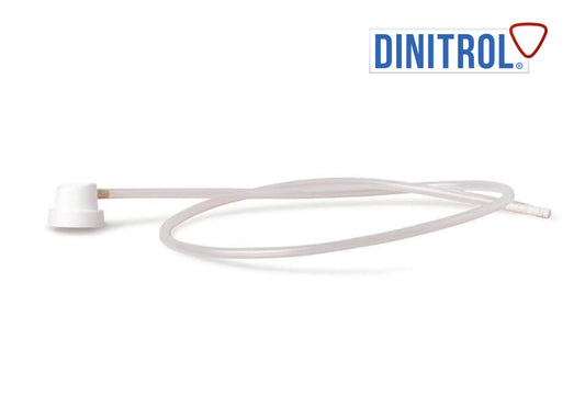 DINITROL extension nozzle attached to aerosol can