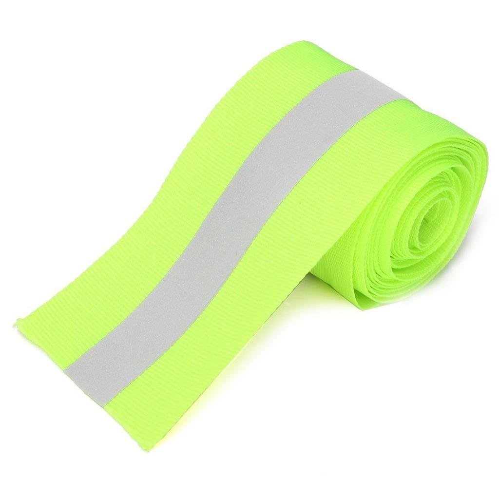 TUFLITE High Visibility Florescent Sew-On Fabric Reflective Safety Tape | YELLOW | 2" Width