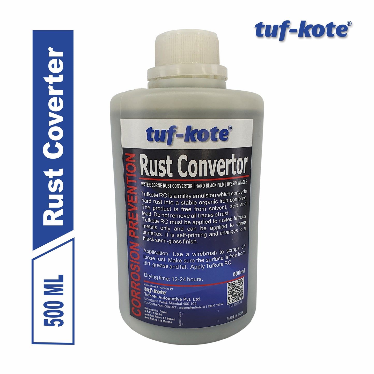 tuf-kote Rust Convertor - Eco-Friendly Rust Converter & Primer