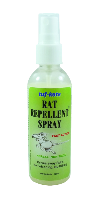 tuf-kote®  Rat Repellent Combo, Non-Poisonous, Drive Away Rats Without Killing Them - Combo Set of 20g x 2 Bottles + 100ml Herbal Spray