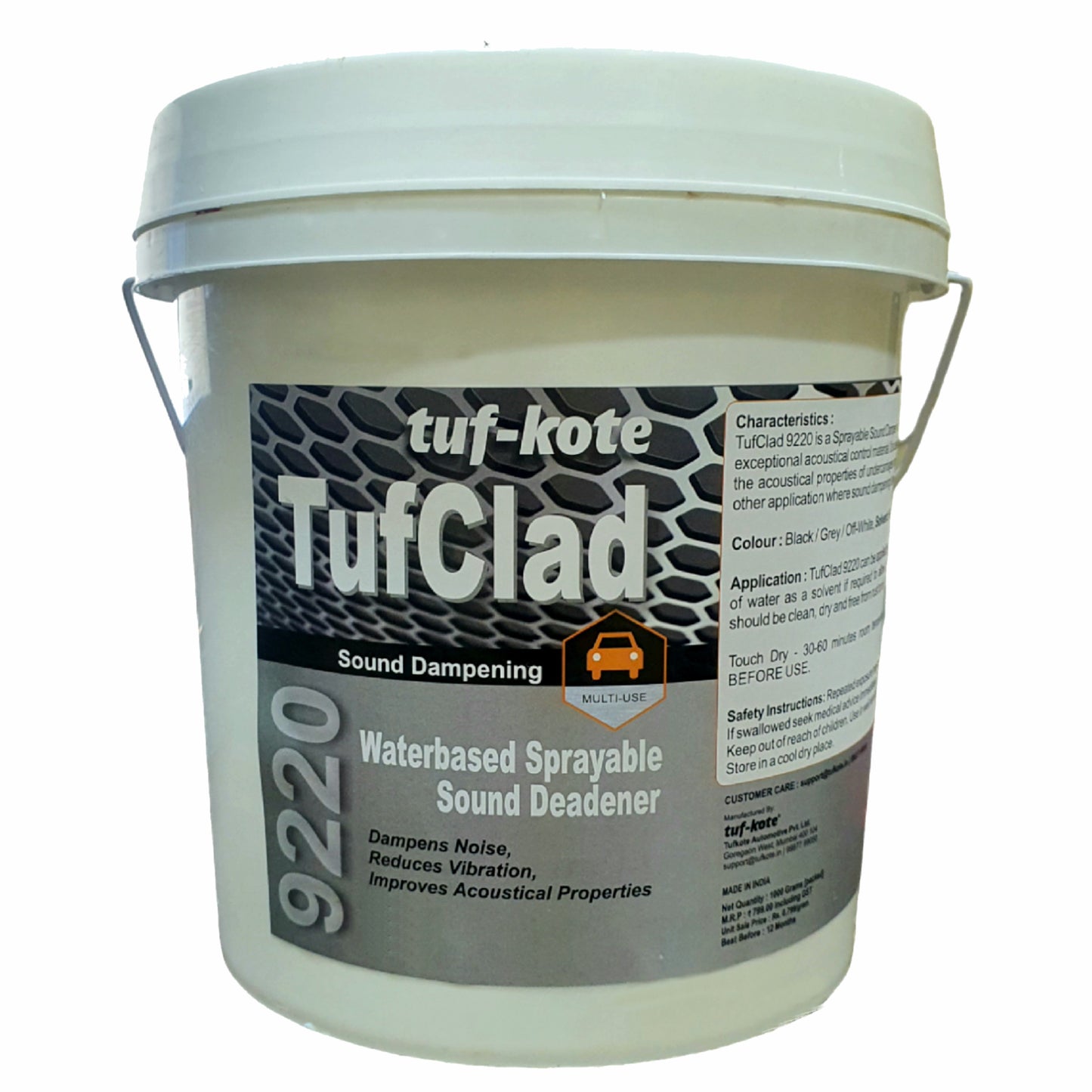 tuf-kote® 9220 TufClad - Waterbased Sound Deadening Coating