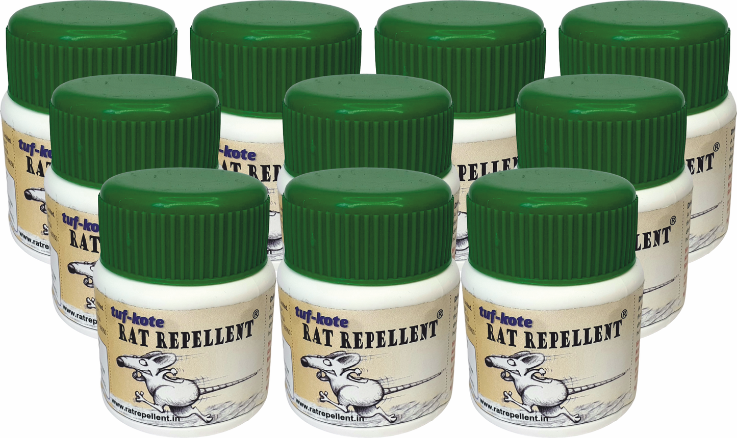 tuf-kote® Herbal Rat Repellent, Non-Poisonous, Lasts for upto 90 days, Drive Away Rats Without Killing Them - 20gms