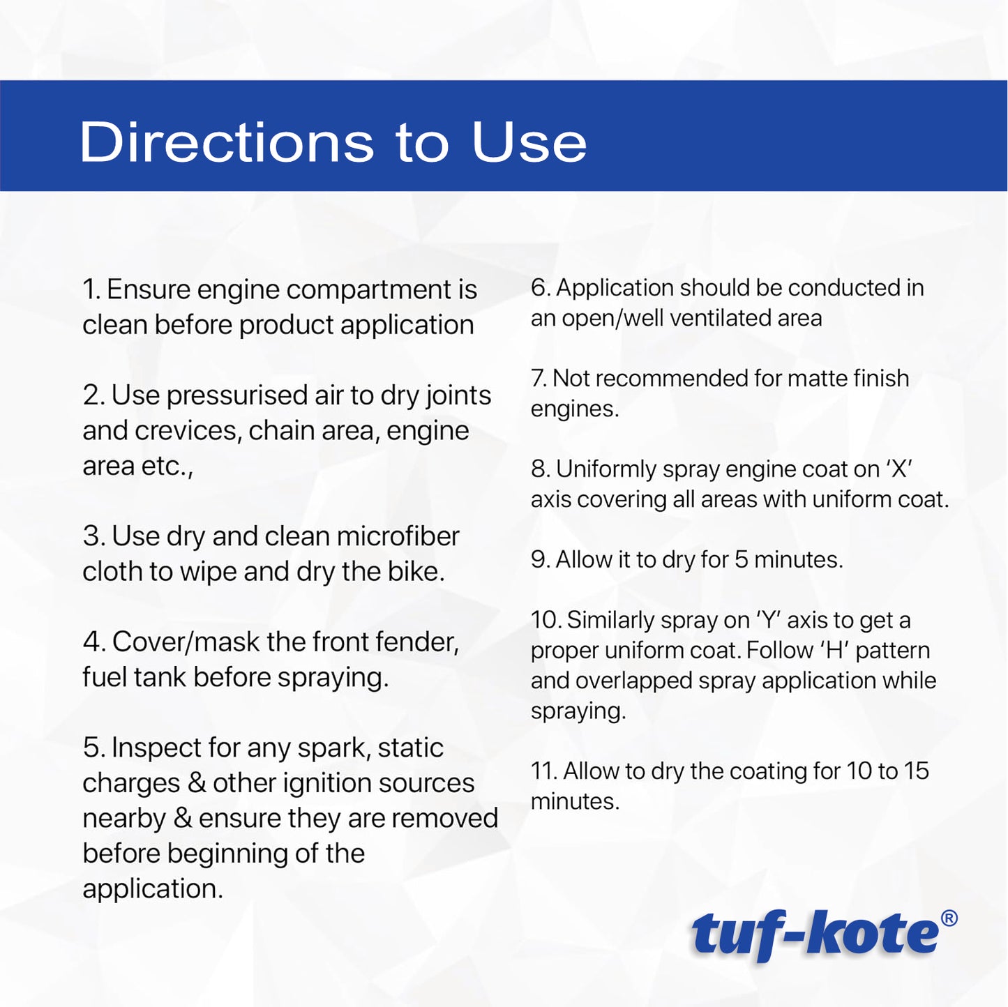 tuf-kote® 4050 THERMALAC, Heat Resistant Engine Coating Spray for Car, TRANSPARENT