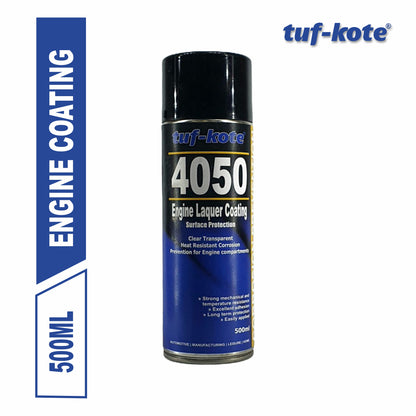 tuf-kote® 4050 THERMALAC, Heat Resistant Engine Coating Spray for Car, TRANSPARENT