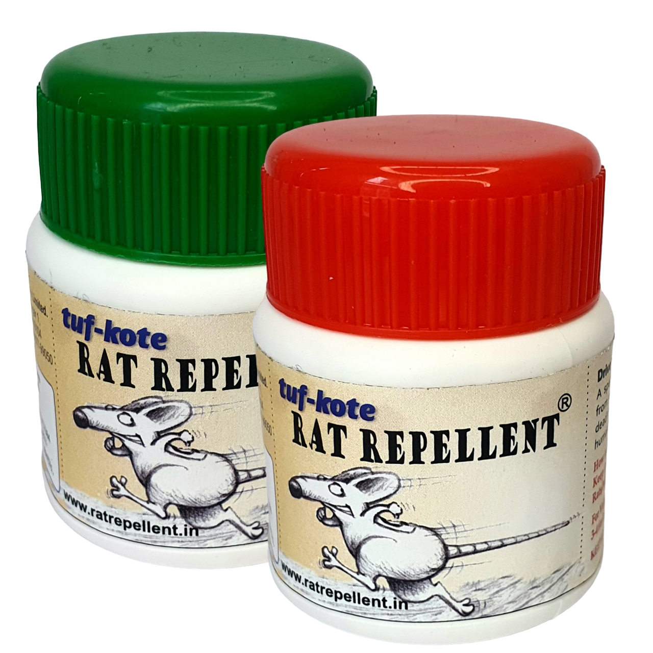 tuf-kote® Rat Repellent Combo, Non-Poisonous, Drive Away Rats Without