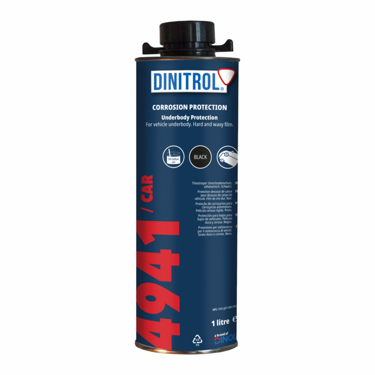 DINITROL 4941 / CAR - Long-term Underbody Protection - 1 Litre Shultz can