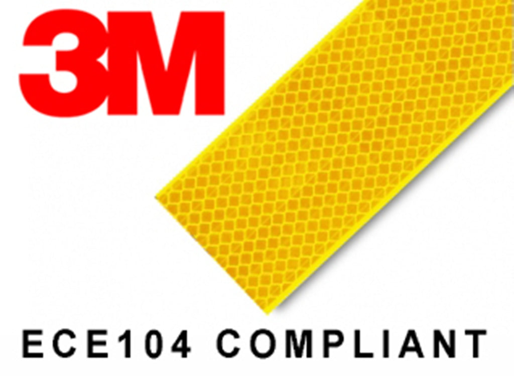 3M Series 9833 Conspicuity Markings High Intensity Prismatic Grade Reflective Tape, 2 inch Width