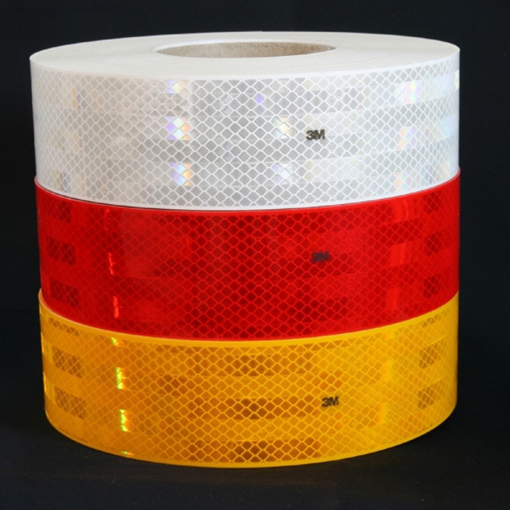 3M Series 9833 Conspicuity Markings High Intensity Prismatic Grade Reflective Tape, 2 inch Width