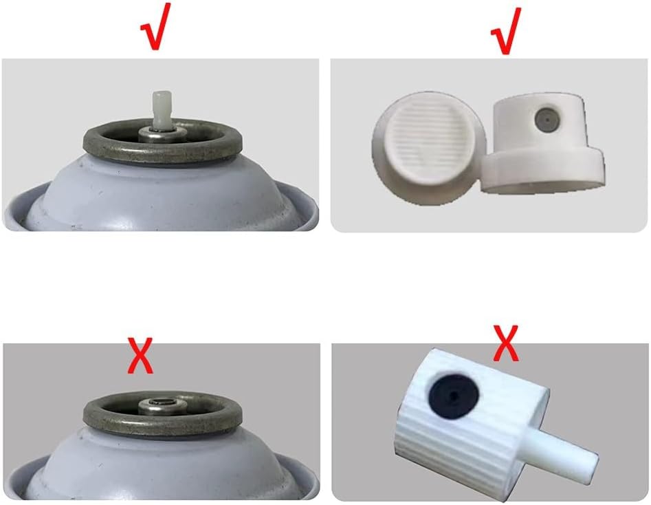 tufkote 5625 Extension Spray Hose Nozzle For Aerosol Can - 18" Length 360 deg Fan Spray [1pc]