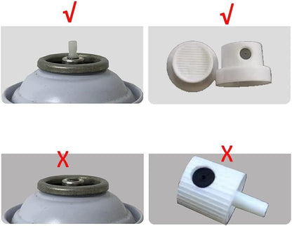 tufkote 5625 Extension Spray Hose Nozzle For Aerosol Can - 18" Length 360 deg Fan Spray [1pc]