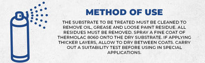 tuf-kote® THERMALAC 8060 - Heat Resistant Corrosion Prevention, Black Paint Spray Silencer Coating