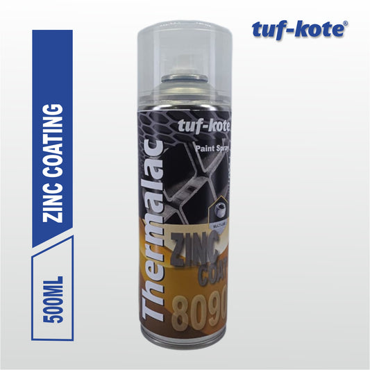 tuf-kote® THERMALAC 8090 - Zinc Coat Paint Spray Silencer Coating Bright Zinc Galvaniser
