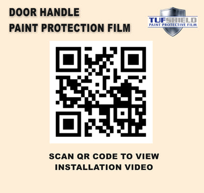 tuf-kote® TufShield Car Door Handle Scratch Protection Vinyl Film - Clear Transparent