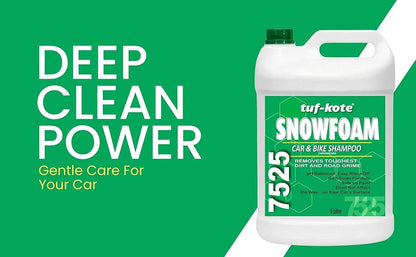 tuf-Kote 7525 Foam Car Wash Shampoo Concentrate | High Foam for Deep Cleaning | Remove Tough Dirt | Safe on Paint | pH Neutral