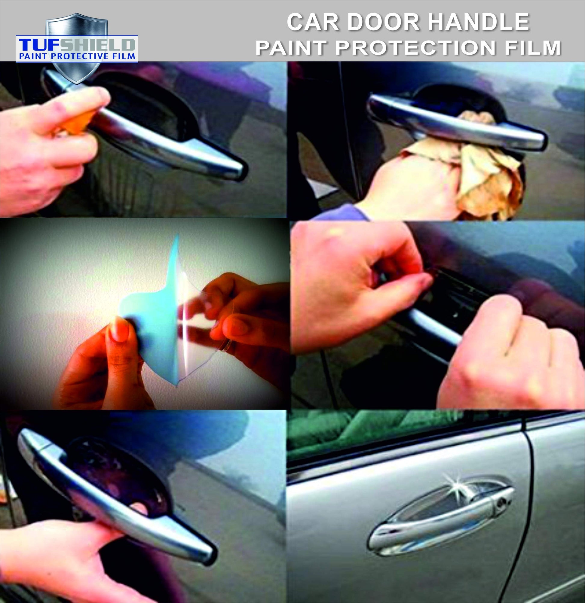 tuf-kote® TufShield Car Door Handle Paint Protection Film for Maruti, Wagon R - tuf-kote®