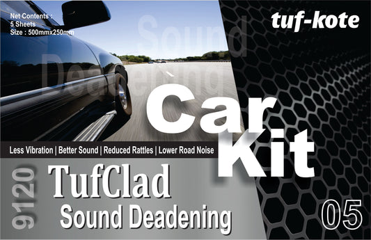 TufClad 9120 - Sound Deadening/Dampening, Sheet Size 500 X 250 Mm (10 X 20 Inches)