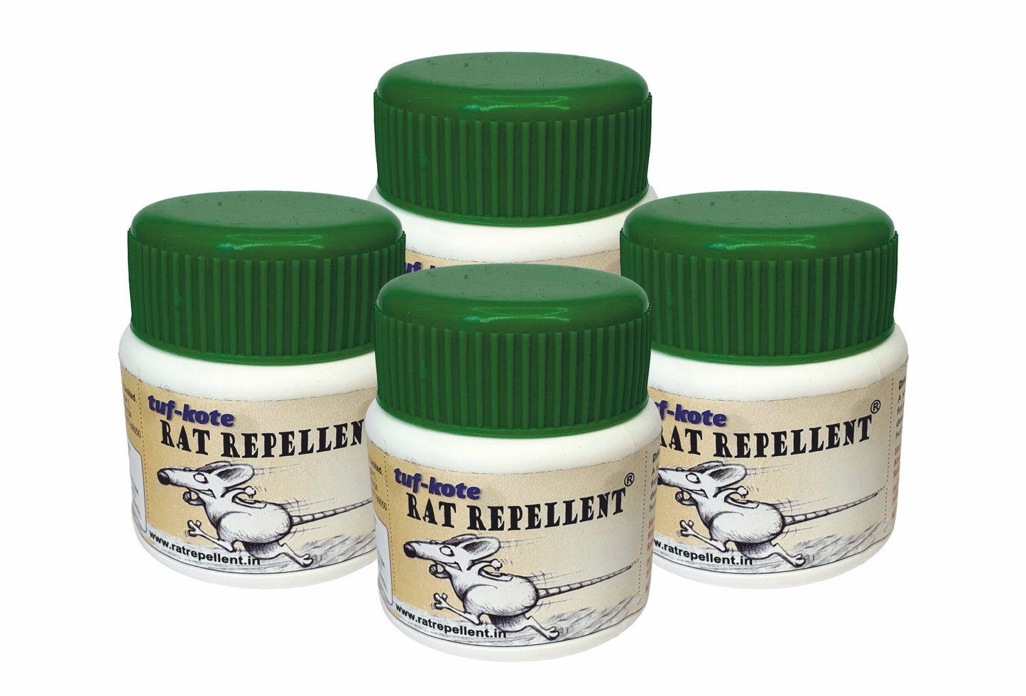 tuf-kote® Herbal Rat Repellent, Non-Poisonous, Lasts for upto 90 days, Drive Away Rats Without Killing Them - 20gms